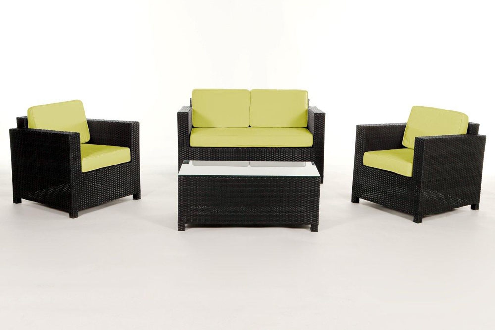 Polsterbezug für Rattan Lounge Summertime green