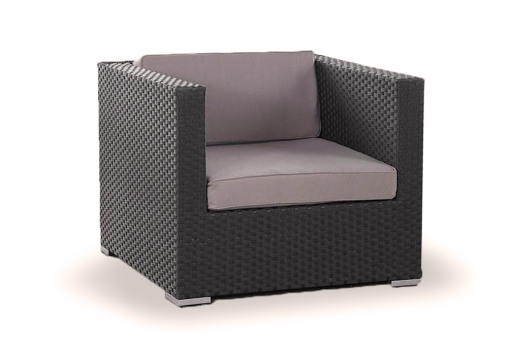 Rattan Lounge Sessel Panama brown