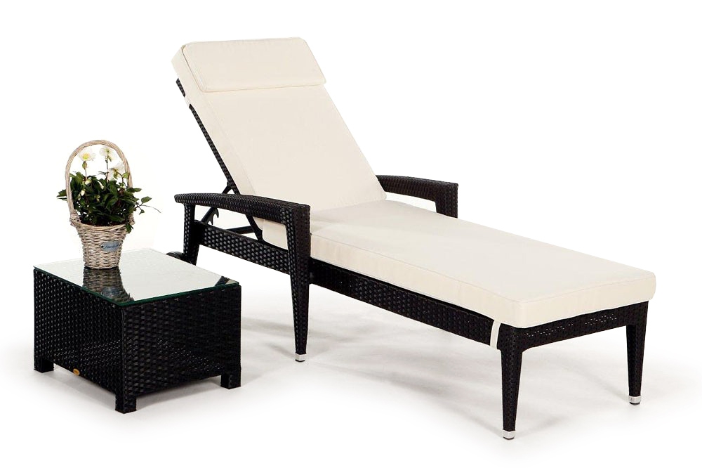Beistelltisch für Florentina Rattan Liege