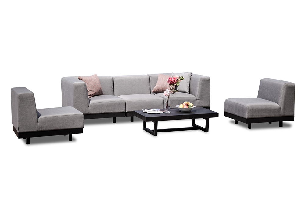 Garten Lounge Angel grau