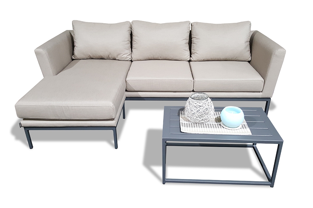 Gartenloungeset Bently sandbraun