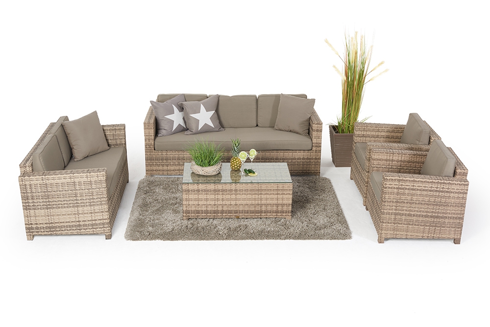gartenset momok natural rattan lounge