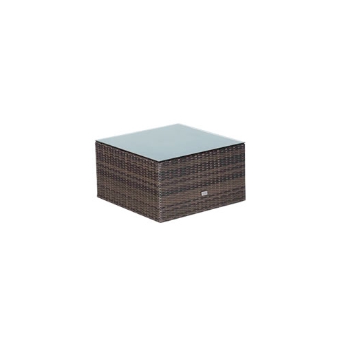 Glasplatte für Rattan Hocker der Bahia Lounge