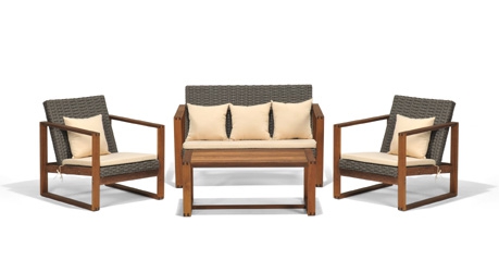 Gartenmöbel: Holz Lounge Santiago
