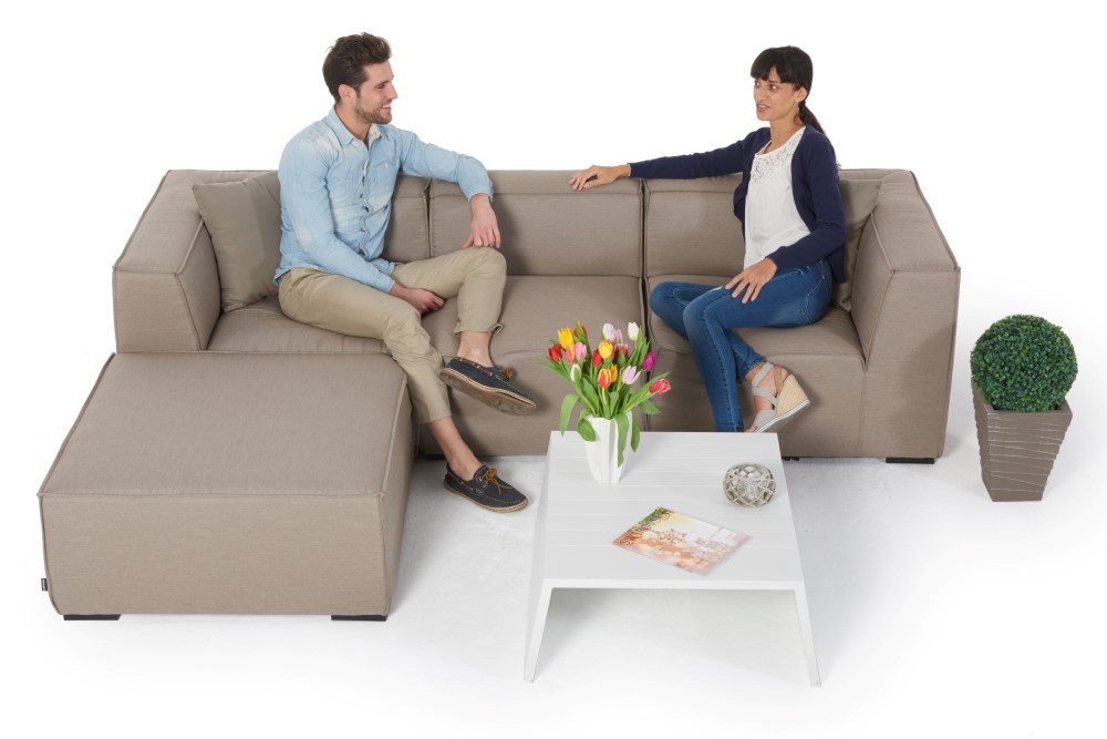 loungemoebel sunbrella material mira gartenmoebel sandbraun