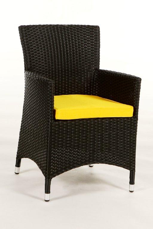 Polsterbezug für Rattan Stuhl Victoria yellow