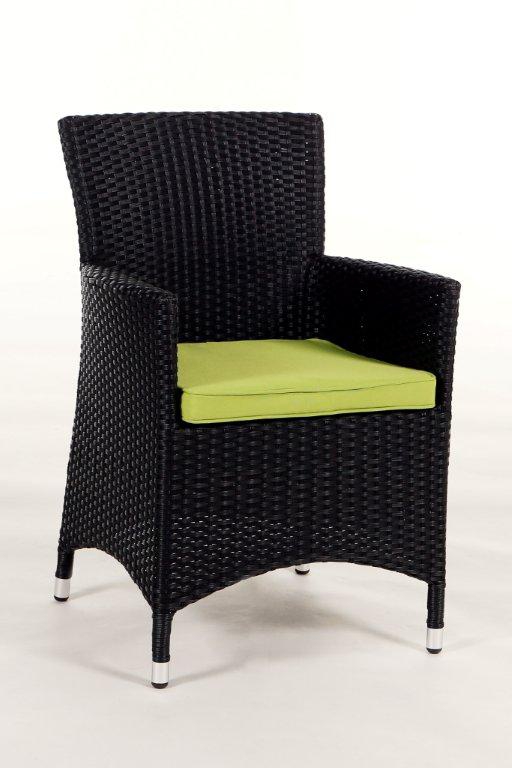 Polsterbezug für Rattan Stuhl Victoria green