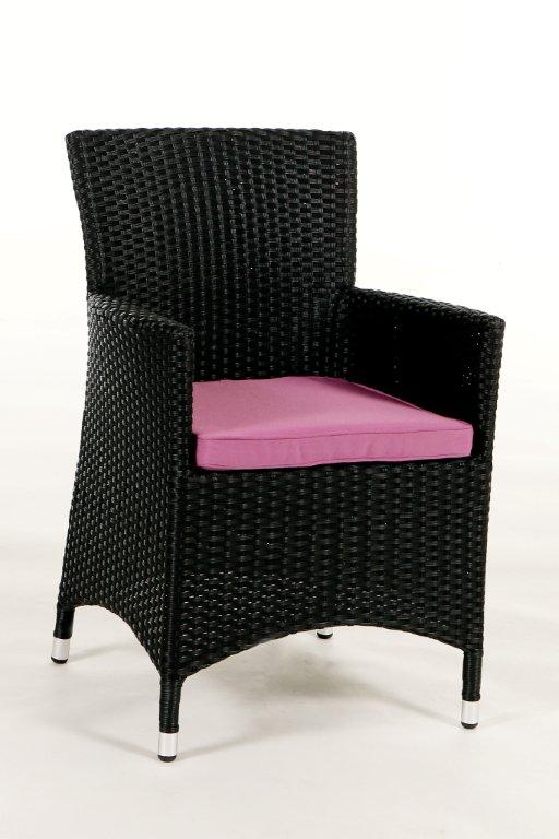 Polsterbezug für Rattan Stuhl Victoria lila
