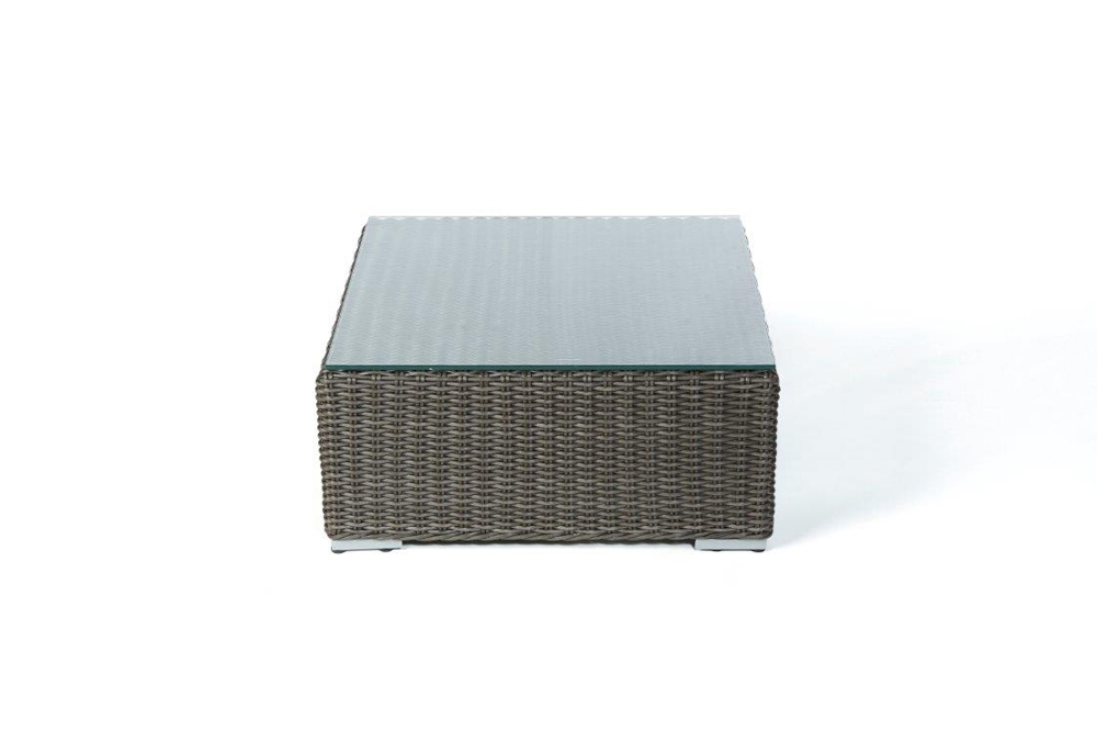 Rattan Lounge Allegra, Glasplatte für Hocker
