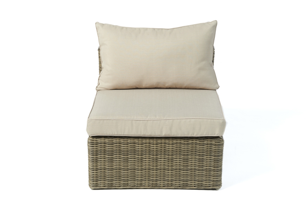 Good Times Rattan Lounge Mittelteil natural round
