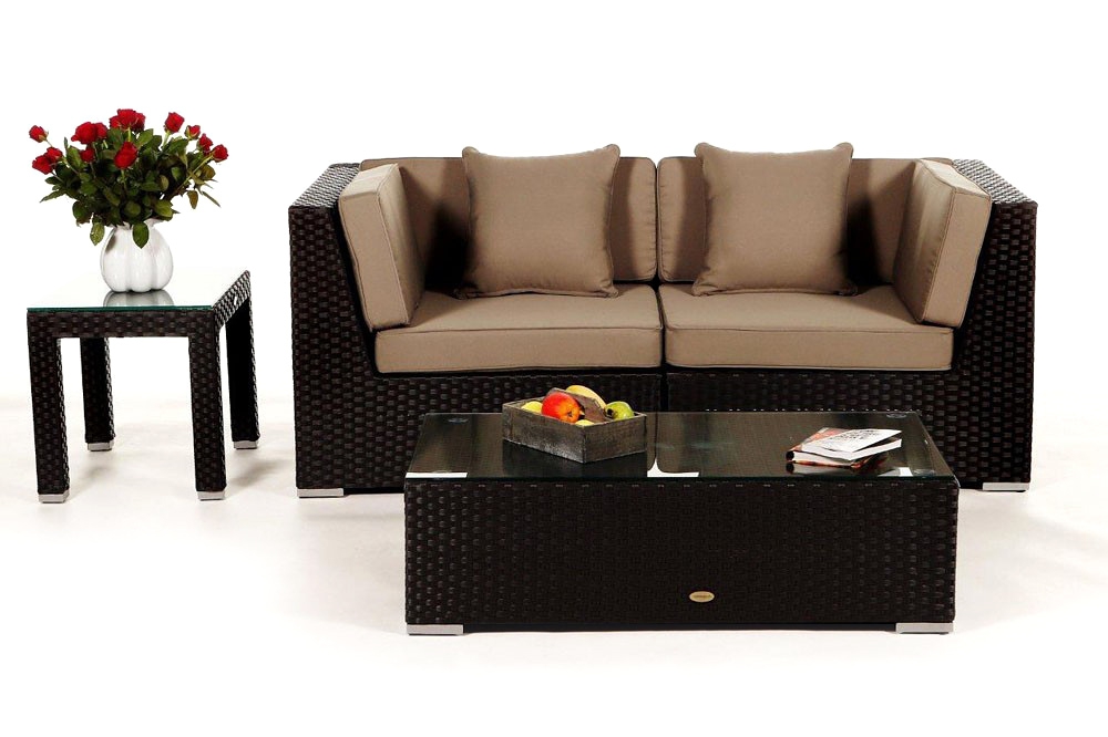 Rattan Lounge Colon brown