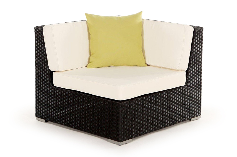 Rattan Lounge: Zierkissen lime