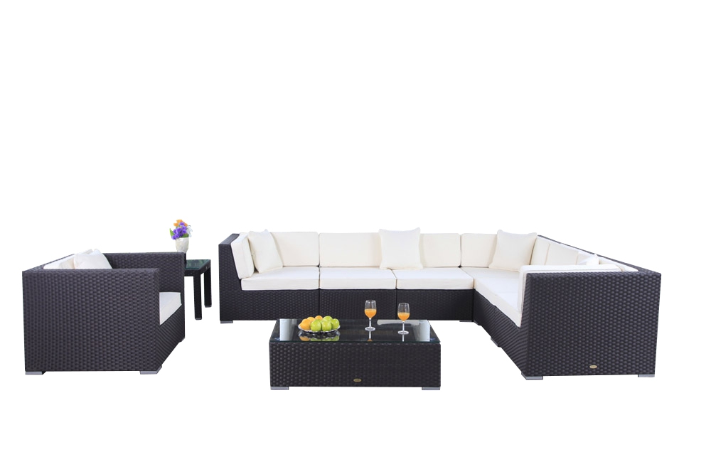 Rattan Lounge Mojo Überzug beige