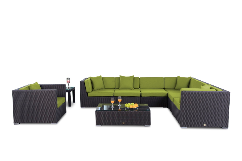 Rattan Gartenmöbel Mojo Lounge Überzug gelb