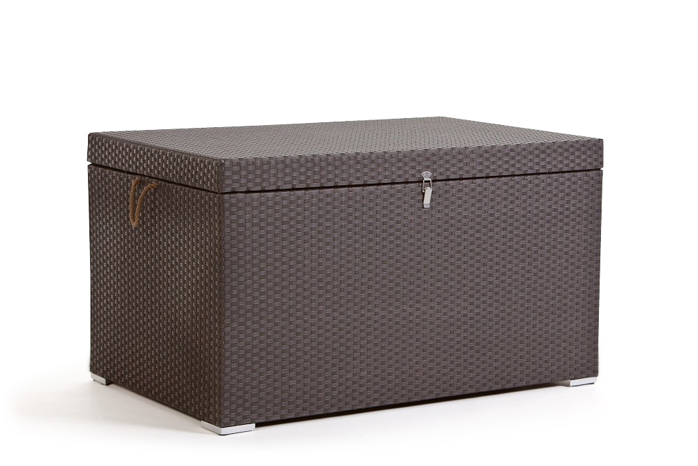 Rattanmöbel Kissentruhe big brwon