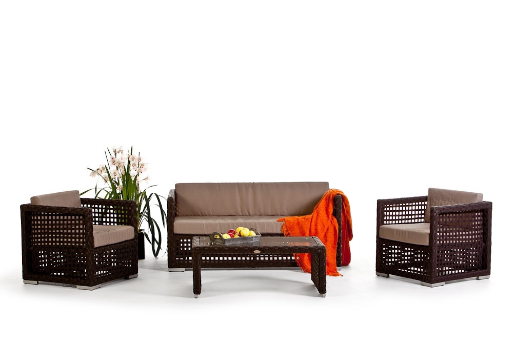 Rattan Lounge Ecuador brown