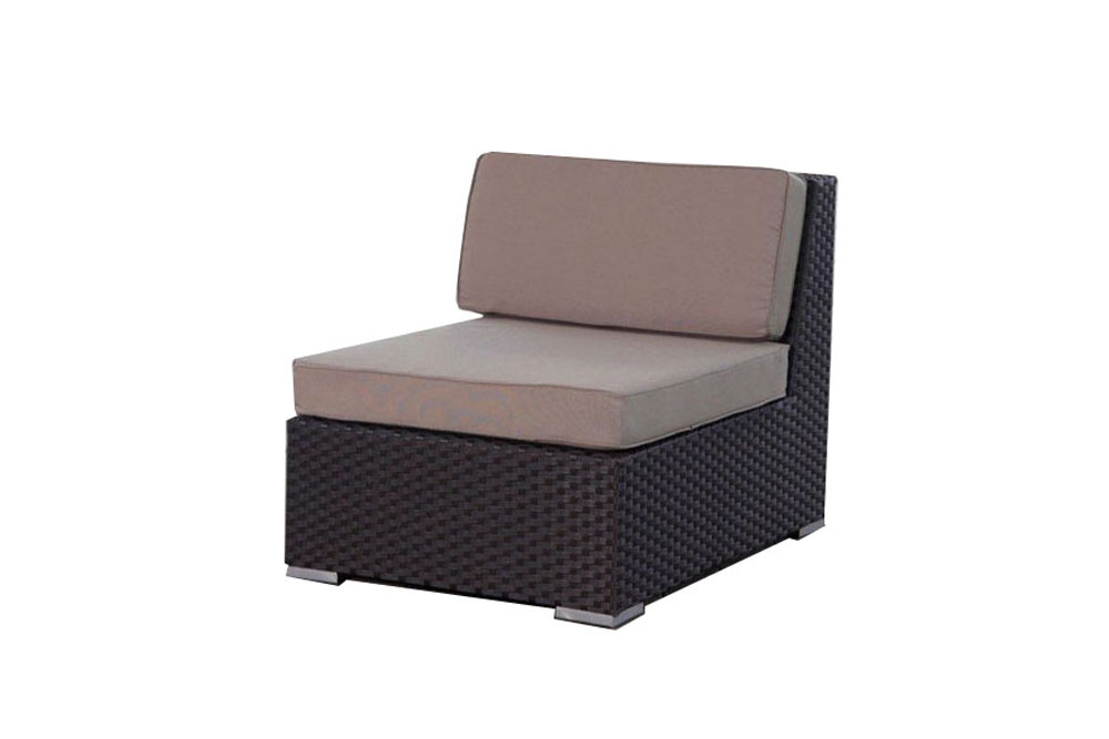 Mittelteil Panama Rattan Lounge braun