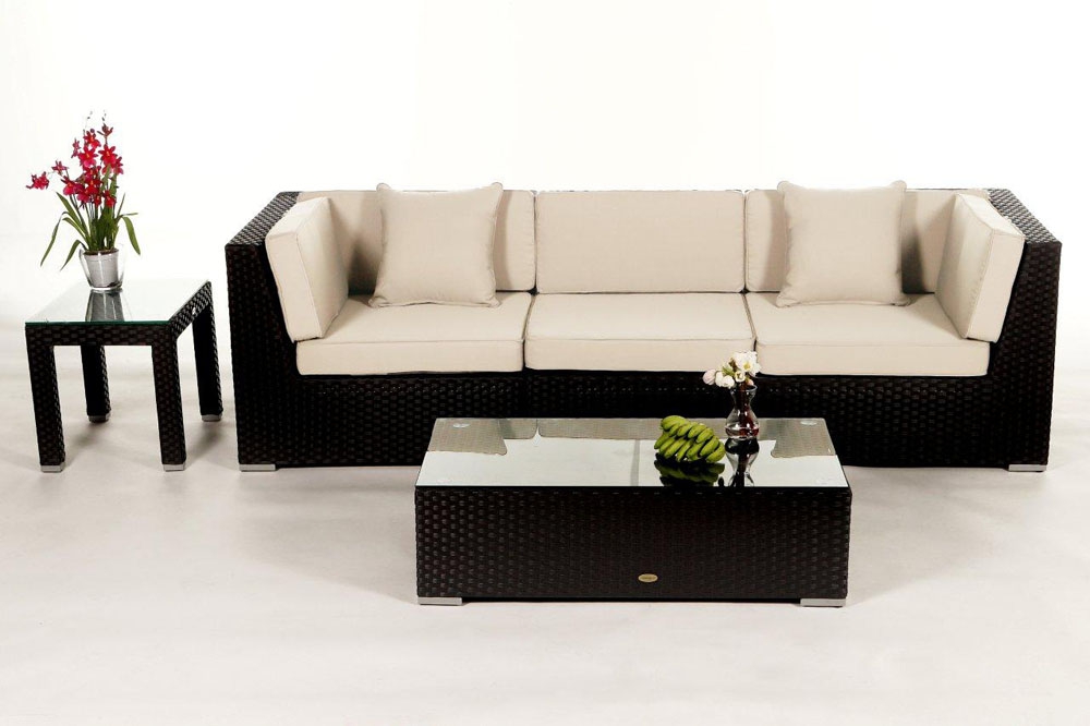 Überzug beige für Las Lomas Rattan Gartenmöbel