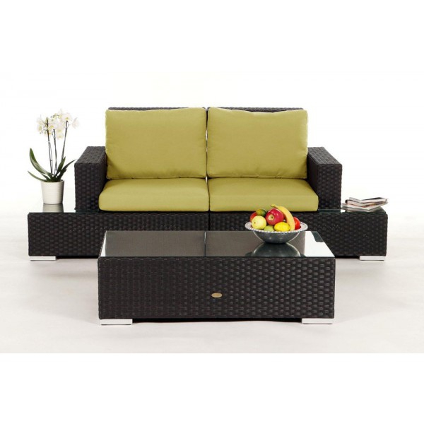 Rattan Gartenmöbel Mojo Lounge Überzug gelb
