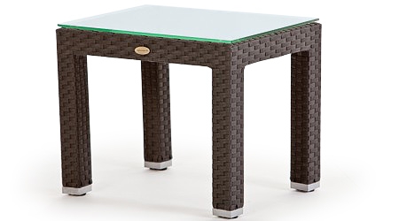 Seitentisch Panama Rattan Lounge braun