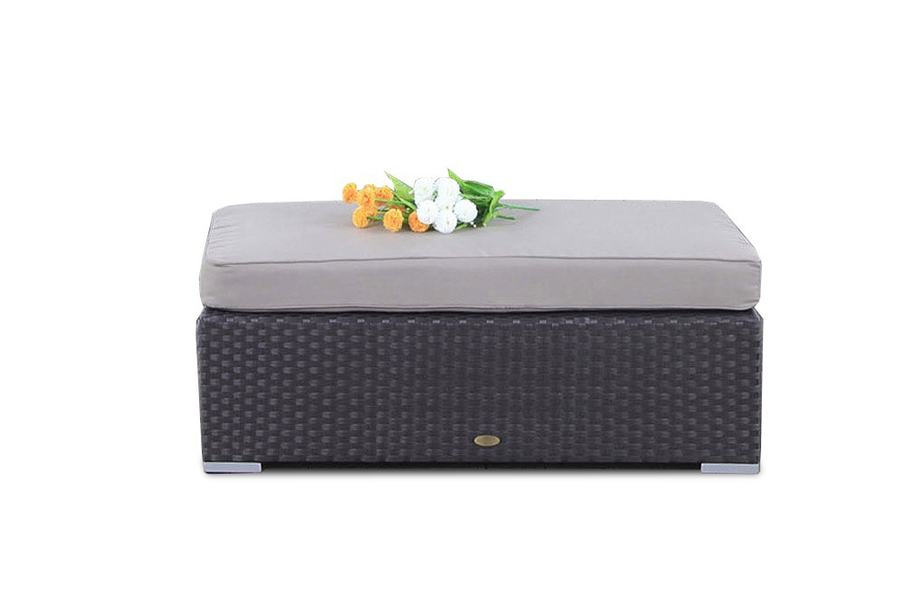 Rattanbank braun