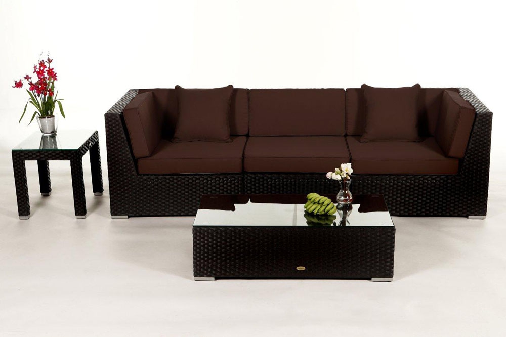Überzug braun für Las Lomas Rattan Gartenmöbel