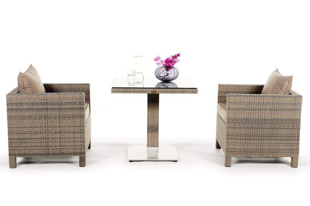 Rattan Tisch Set Cefilo sandstorm