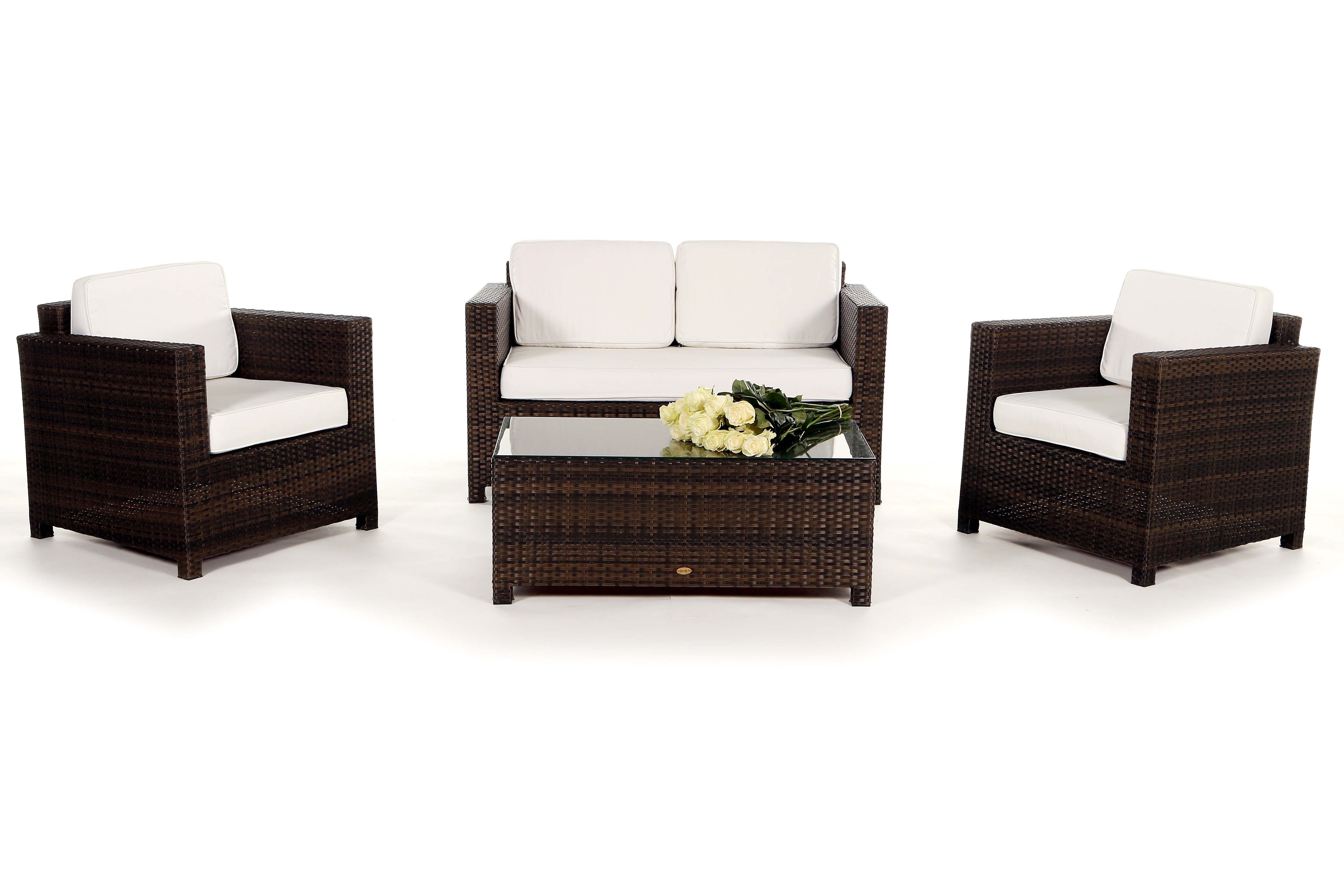 Rattan Lounge Summertime braun