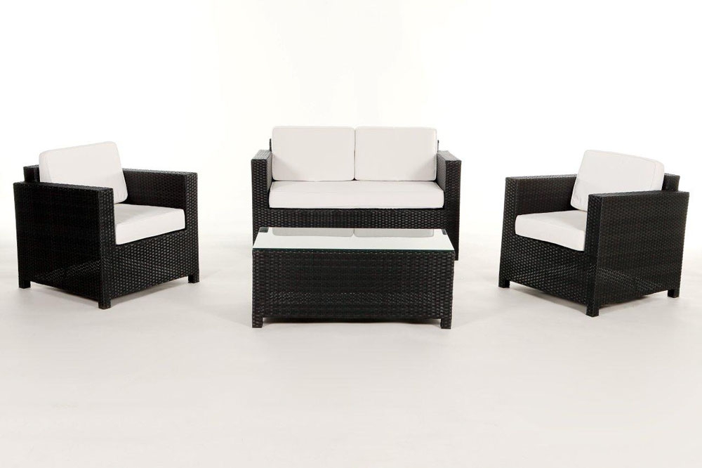 Polsterbezug für Rattan Lounge Summertime beige