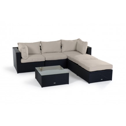 Biarritz Rattan Lounge Polsterbezug sand brown