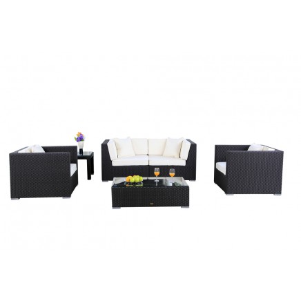 Bao Rattan Lounge Polsterbezug beige