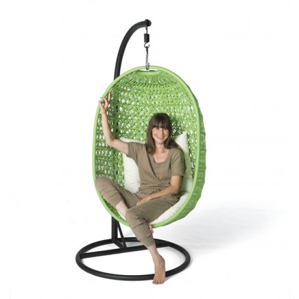 Rattan Hanging Chair green