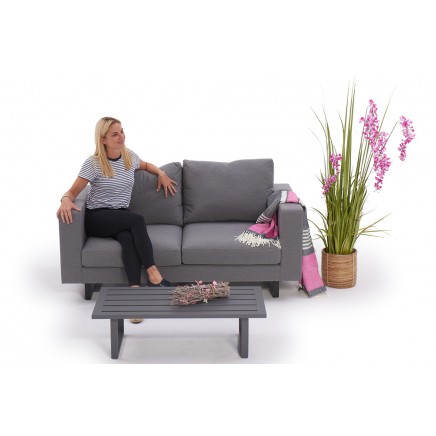 Gambia Outdoor Gartenmöbel 2er Sofa Set