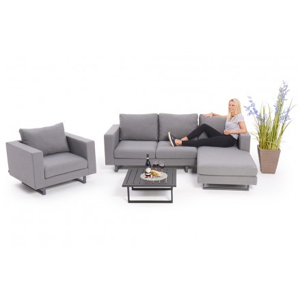 Atlantis Deluxe Outdoor Lounge grau