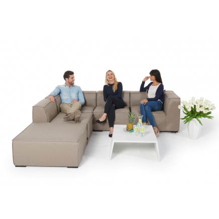Sunibel Outdoor Stoff Lounge sandbraun