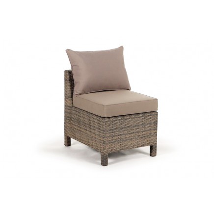 Rattan Lounge Mittelteil Gaia sandstorm