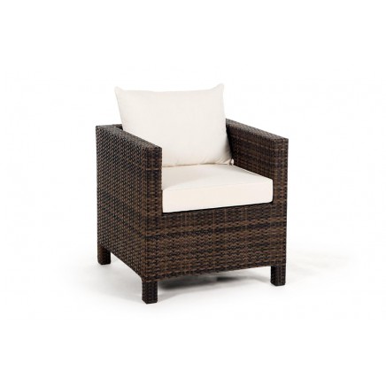 Rattan Dining Sessel Cefilo mixed brown