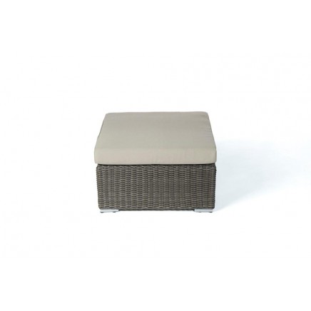 Gartenlounge Allegra Fusshocker braun