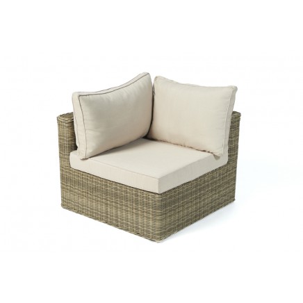 Rattan Lounge Eckteil Good Times natural round
