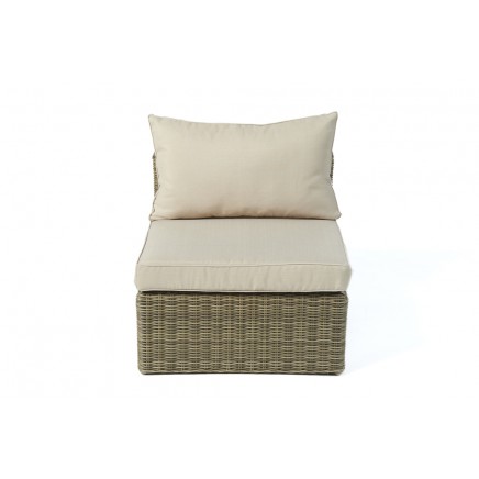 Rattan Lounge Mittelteil Good Times natural round