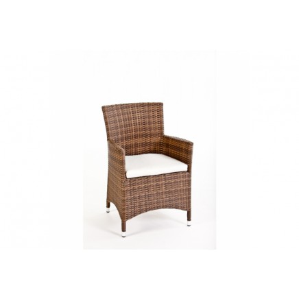 Rattan Stuhl Victoria mix braun