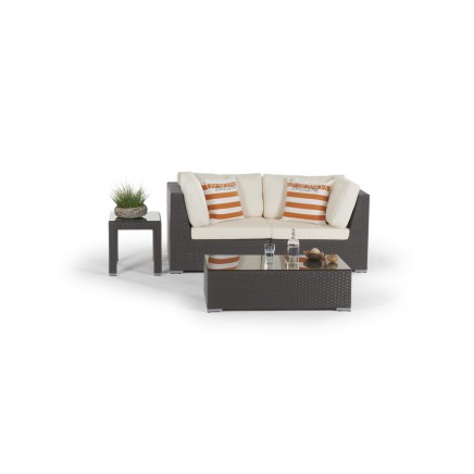 Shanghai Rattan Lounge braun