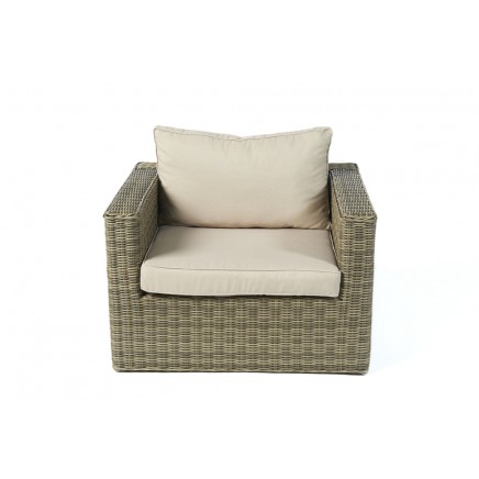 Rattan Lounge Gartenmöbel Good Times Chefsessel natural round