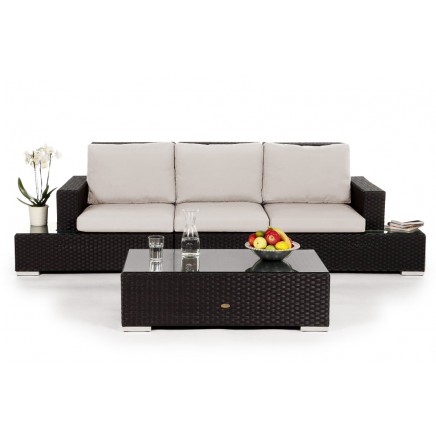 Rattanmöbel Selene Polsterbezug beige
