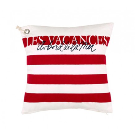 Zierkissen Rattanmöbel Les Vacances Red