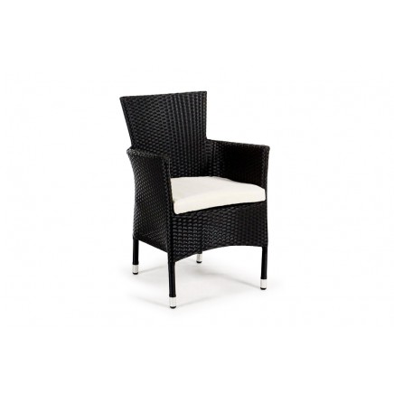 Rattan Stuhl Orchid Dining black