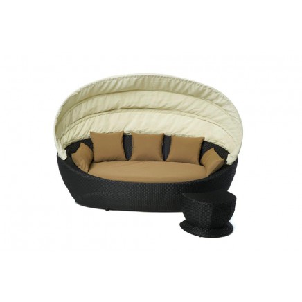 Rattan Lounge Gartenmöbel Polsterbezug  Summerdream sand brown