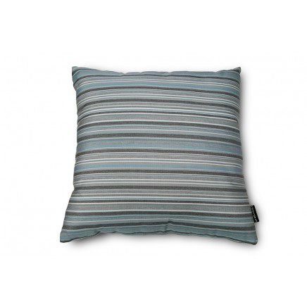 Zierkissen Outdoor Stoff blau gestreift