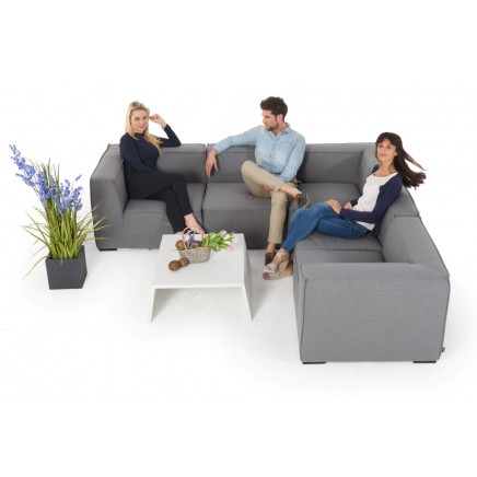 Eduard Outdoor Textil Lounge grau