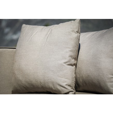 Zierkissen Outdoor Stoff sandbraun